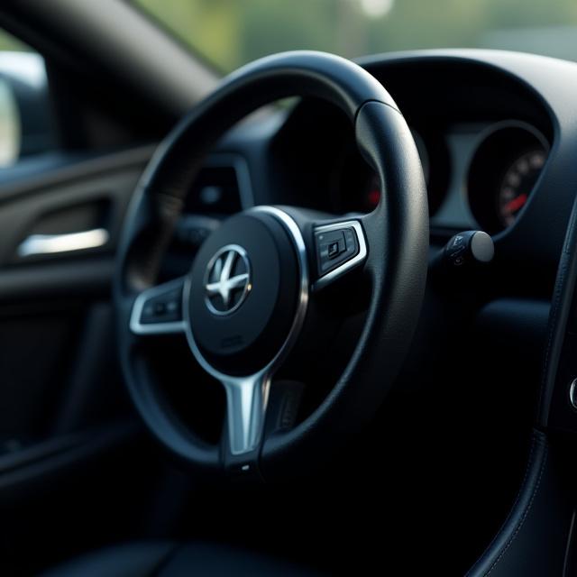 Close up dashboard interior yang bersih